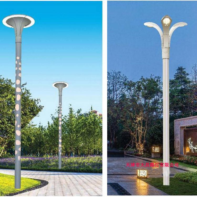 現代4米鋁材型LED庭院燈生產廠家